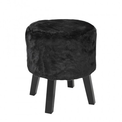 FOOT STOOL BLACK